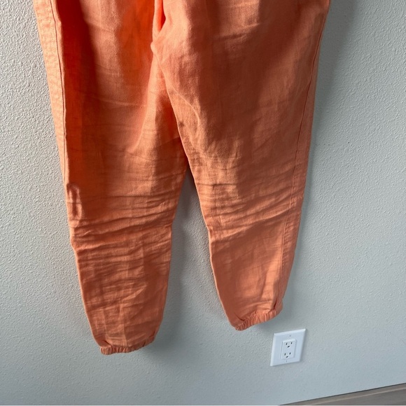 ATHLETA Cabo Linen Jogger Pants Light Peach Casual Activewear Outdoor Women’s 2 - Picture 10 of 13